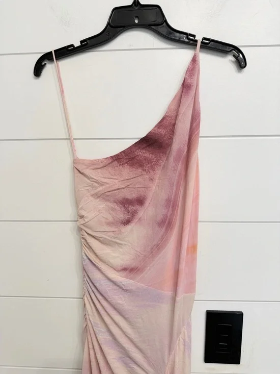 Jonathan Simkhai Coral Havana Marble Printed Midi Dress Size XS 36328 - Picture 7 of 15